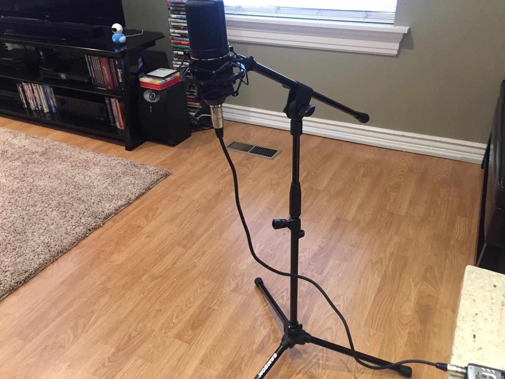 MXL 770X Multi-Pattern Condenser Microphone Bundle with Shock Mount, Pop Filter, 20' XLR Cable | Studio Quality Recording, Gaming & Streaming (Black) customer photo 2