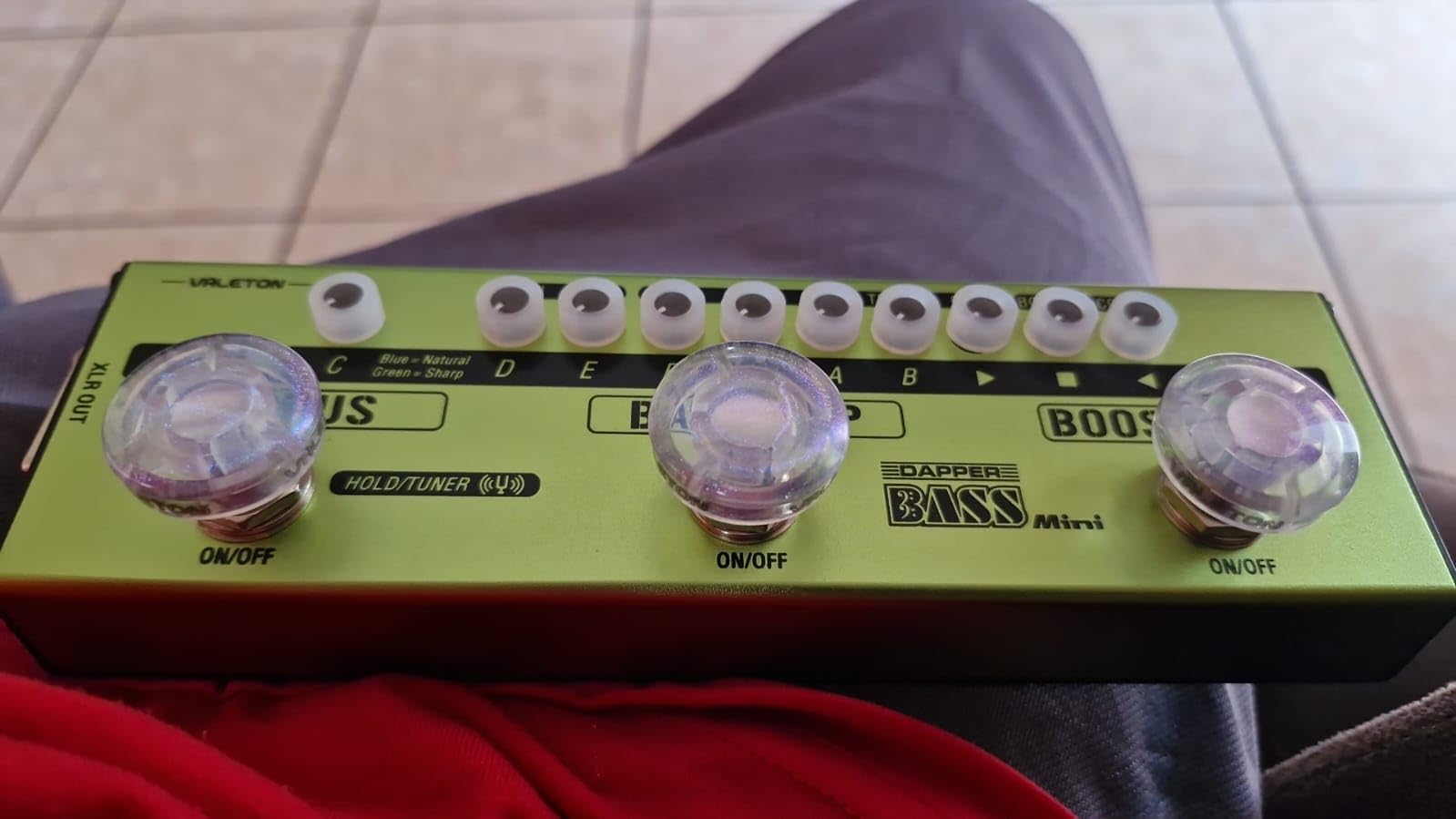 VALETON Dapper Bass DI Preamp Stage Session Gigging Gear Multi-Effects Pedal customer photo 2