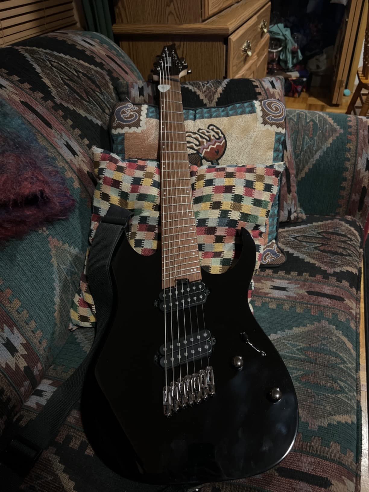 Ibanez RGMS7 7-string Electric Guitar - Black customer photo 2