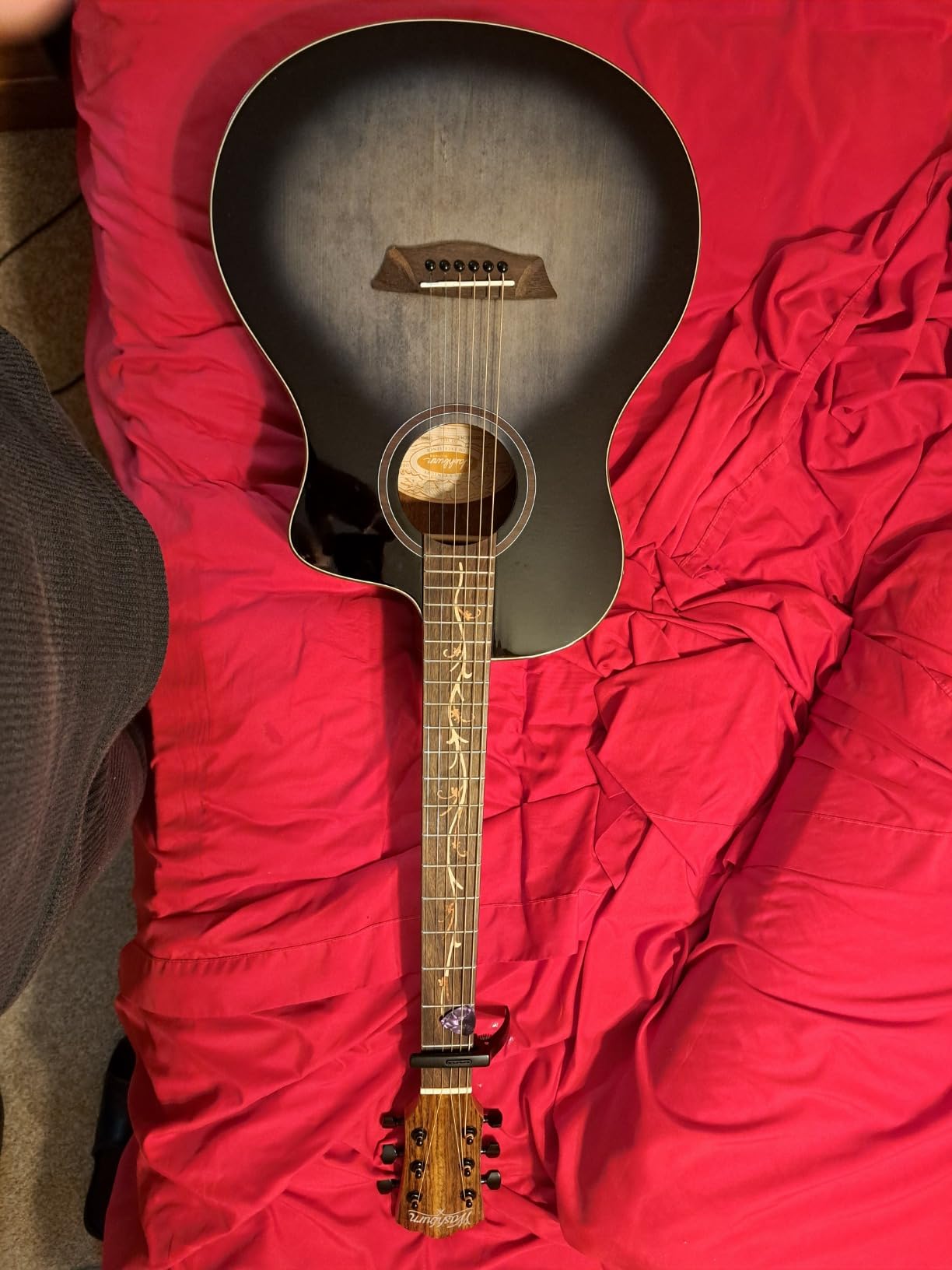 Washburn Bella Tono Vite S9V Studio Cutaway Acoustic-Electric Guitar customer photo 1