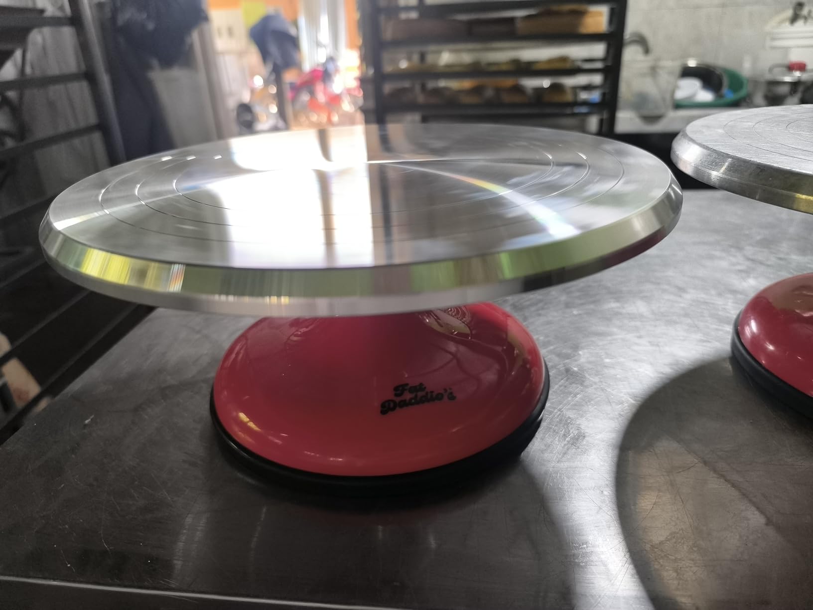 Fat Daddio's TT-123B Revolving Cake Stand, White customer photo 1