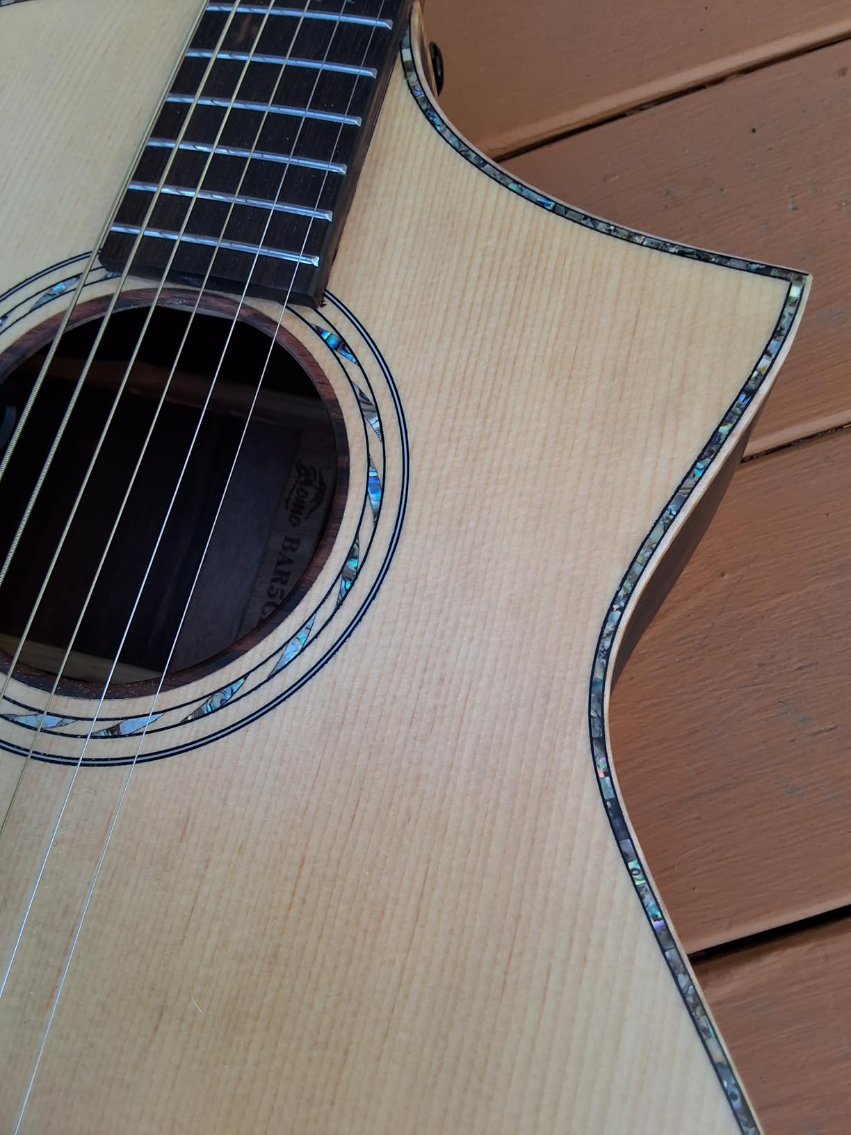 Bromo BAR 5CE All-Solid Cutaway Acoustic-Electric Baritone Guitar customer photo 1