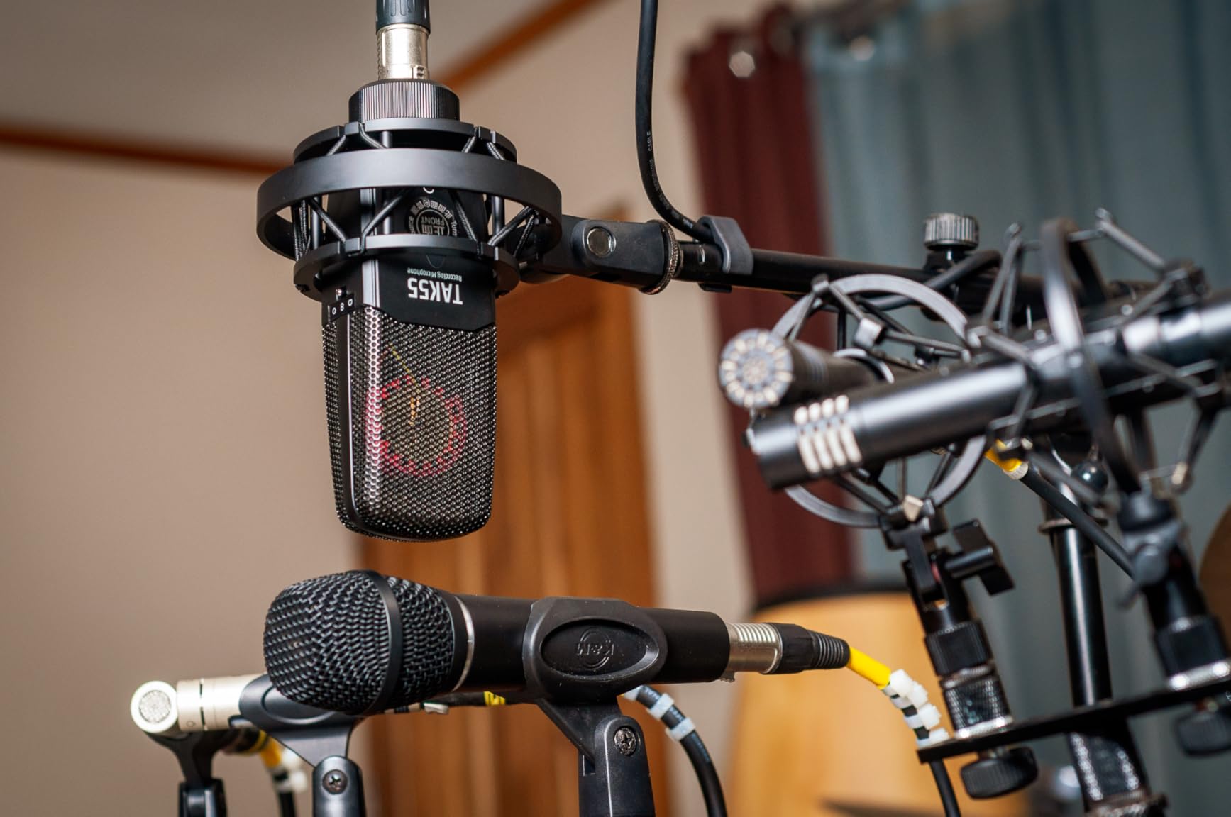 TAKSTAR XLR Condenser Microphone with 34mm Large Diaphragm, TAK55 Three Polar Patterns & Gain Adjustment, Professional Studio Microphone for Recording, Podcasting, Singing, Streaming & Voice Overs customer photo 1