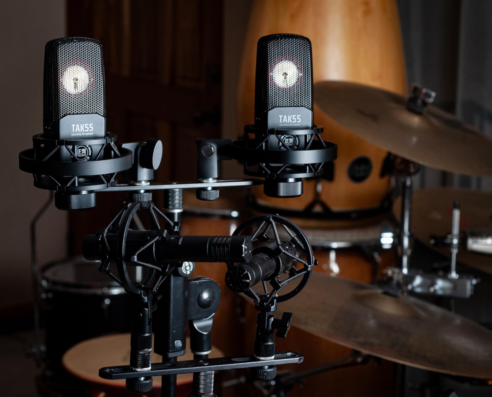 TAKSTAR XLR Condenser Microphone with 34mm Large Diaphragm, TAK55 Three Polar Patterns & Gain Adjustment, Professional Studio Microphone for Recording, Podcasting, Singing, Streaming & Voice Overs customer photo 2
