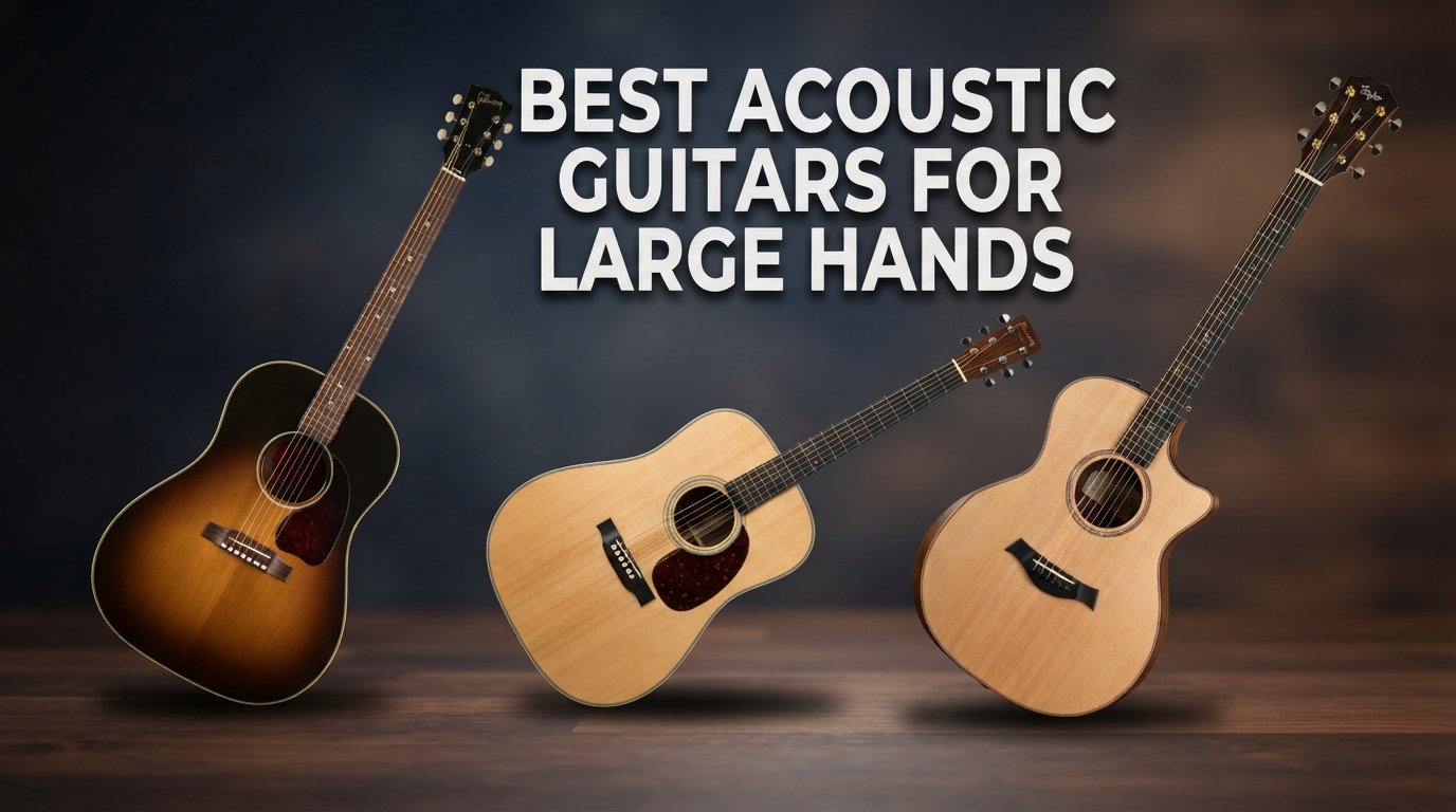 best acoustic guitars for large hands