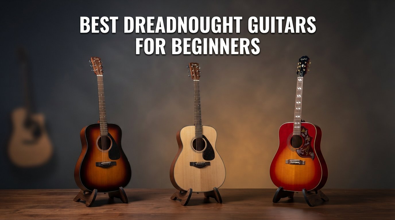 best dreadnought guitars for beginners
