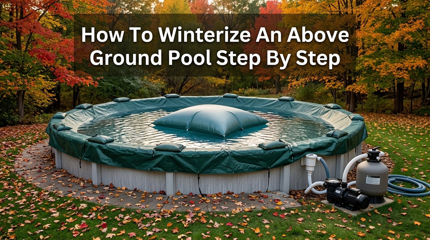 How To Winterize An Above Ground Pool Step By Step