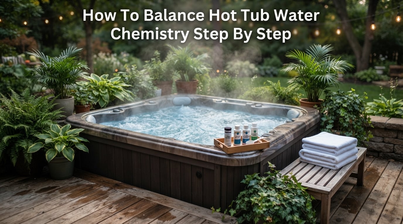 How To Balance Hot Tub Water Chemistry Step By Step