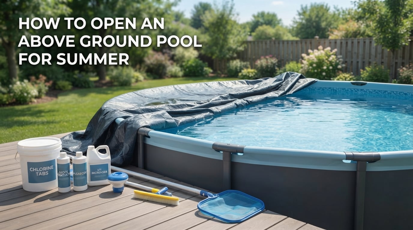 How To Open An Above Ground Pool For Summer