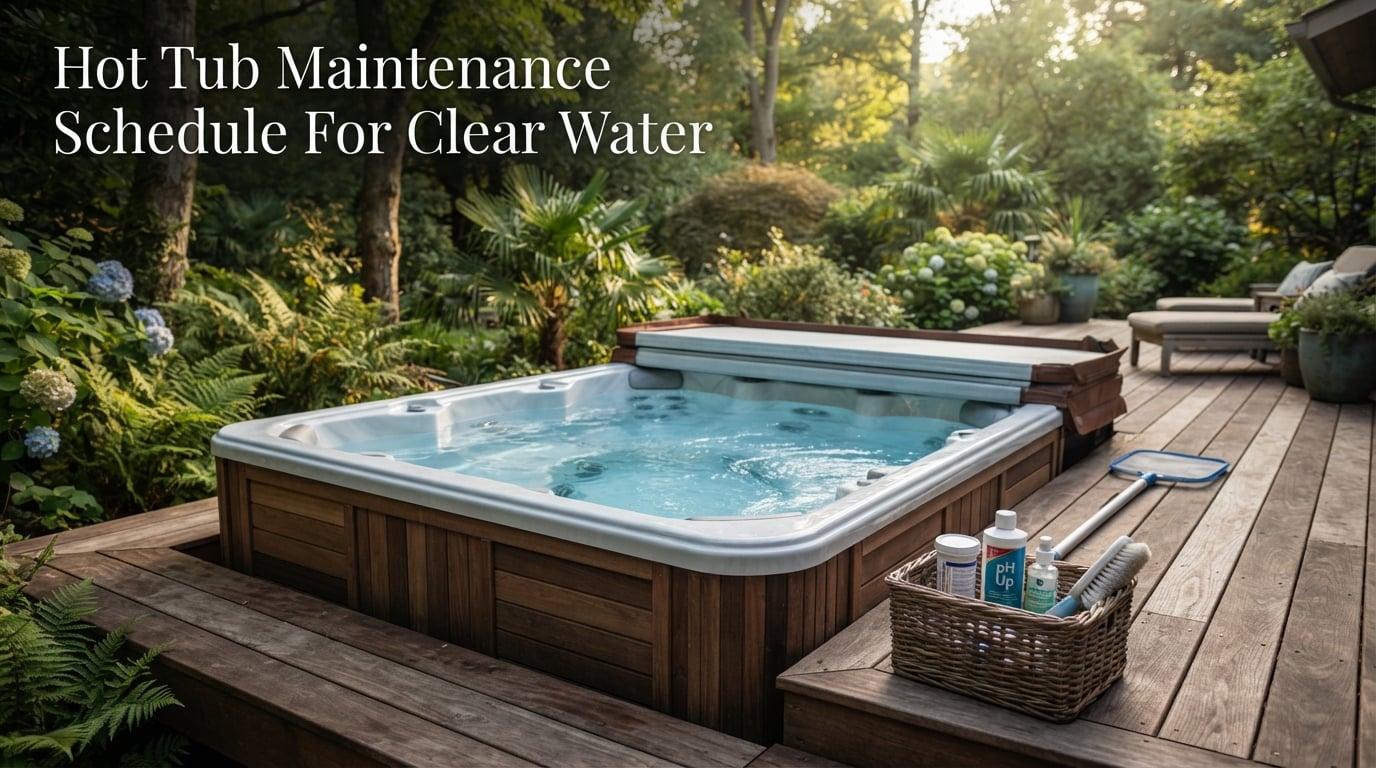Hot Tub Maintenance Schedule For Clear Water