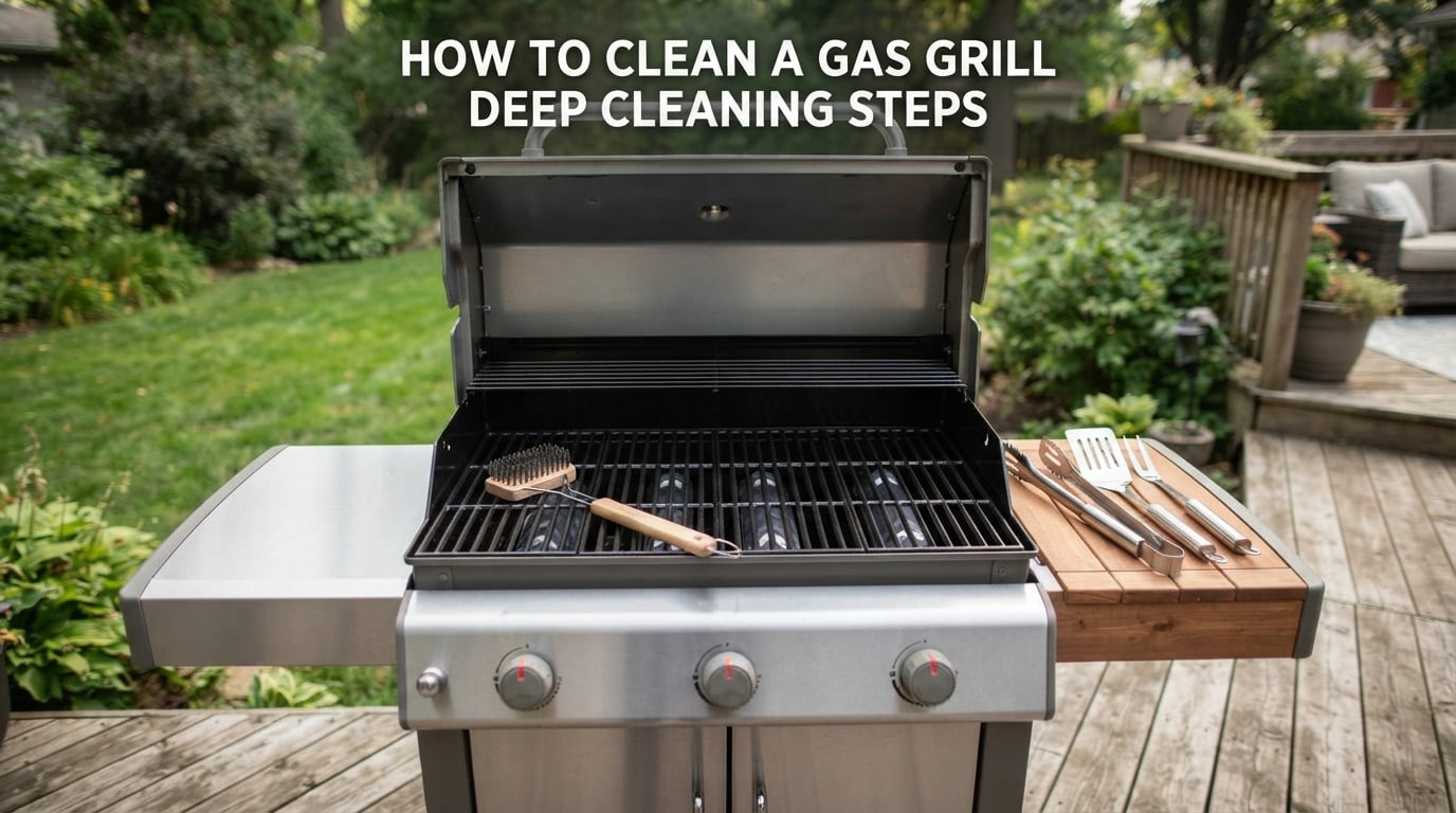 How To Clean A Gas Grill Deep Cleaning Steps