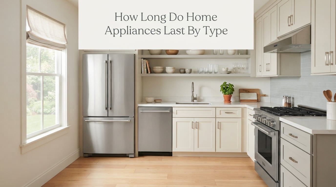 How Long Do Home Appliances Last By Type