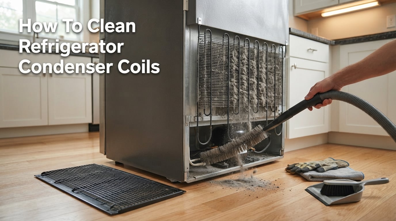 How To Clean Refrigerator Condenser Coils