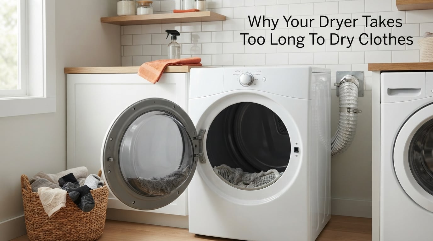 Why Your Dryer Takes Too Long To Dry Clothes