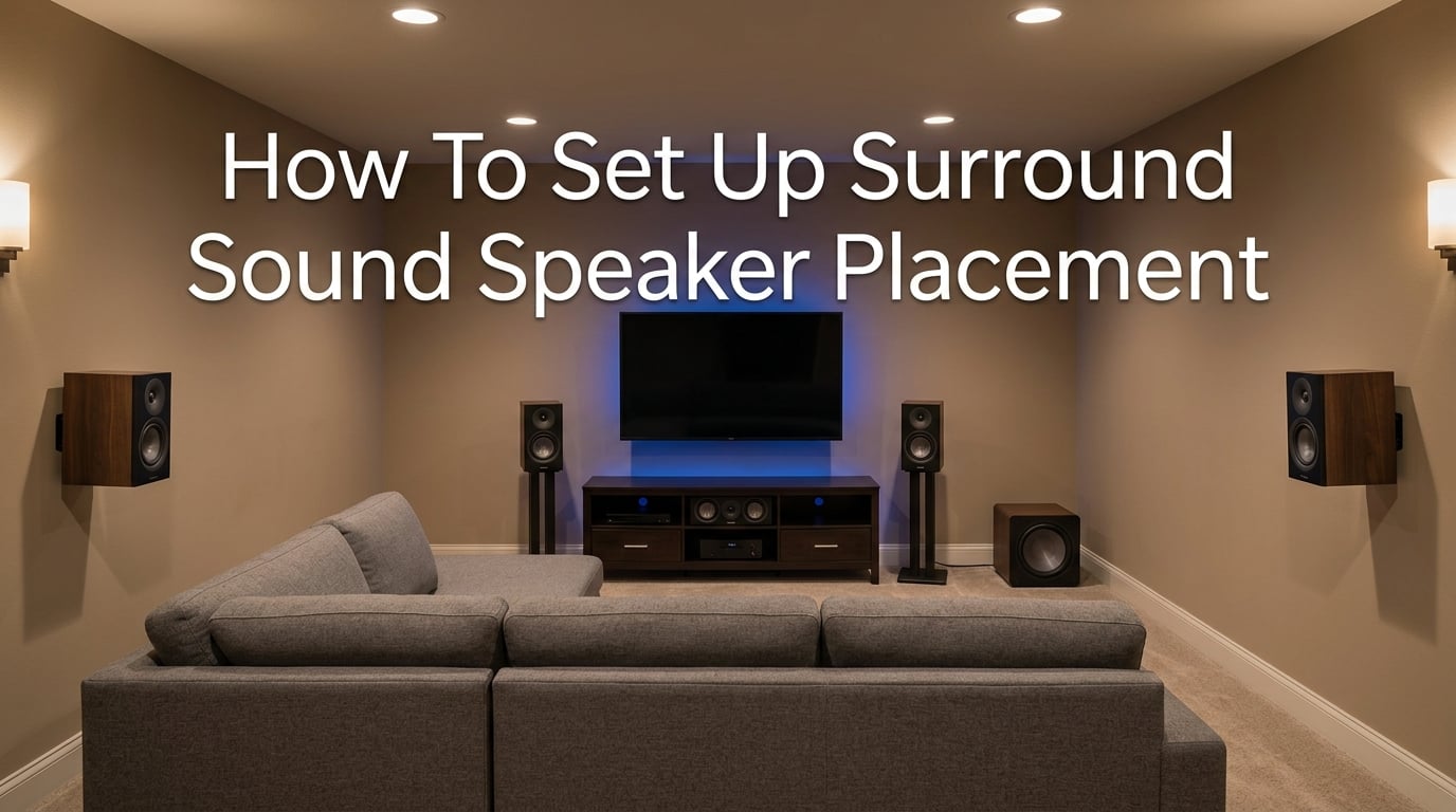 How To Set Up Surround Sound Speaker Placement