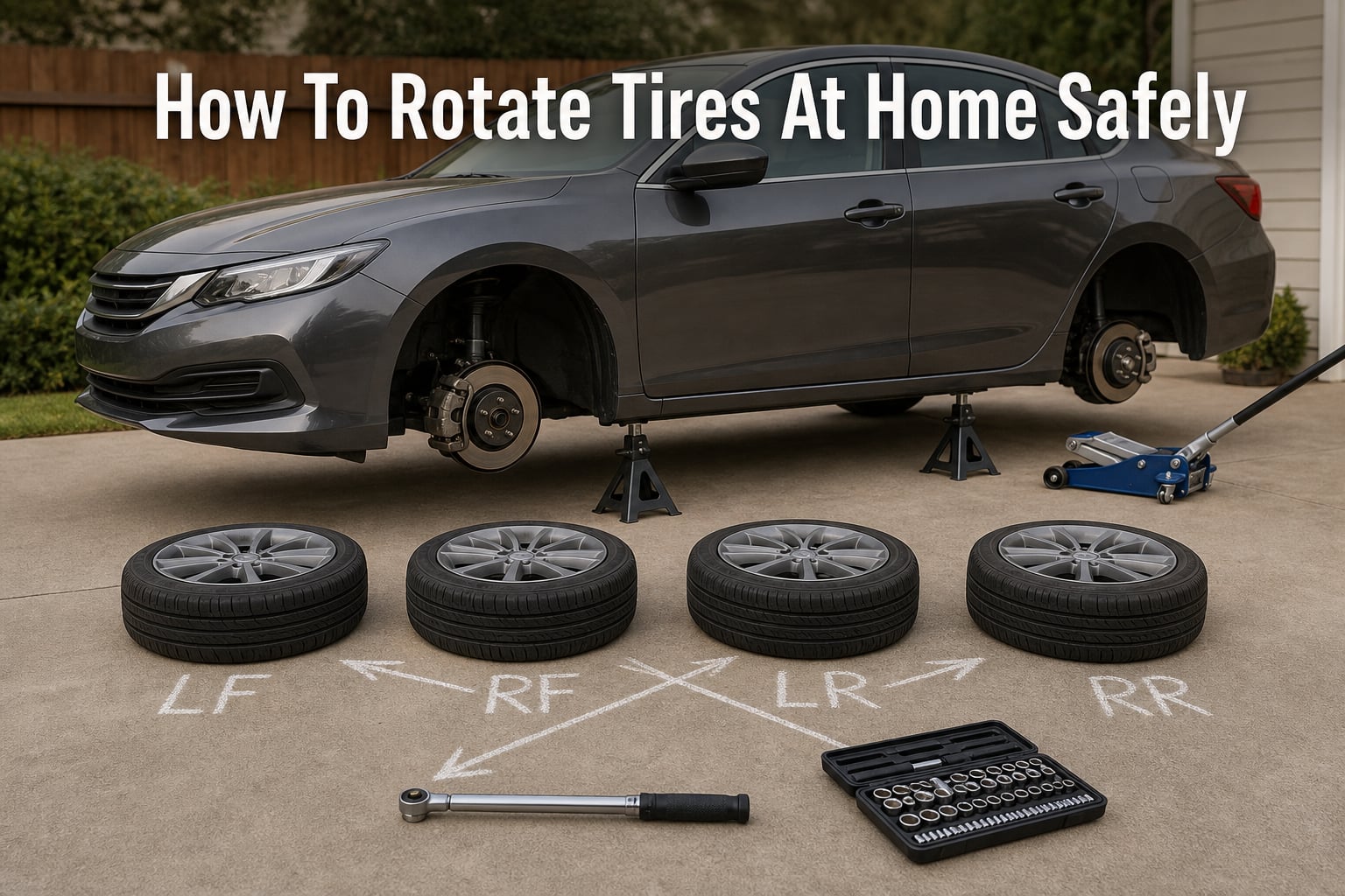 How To Rotate Tires At Home Safely