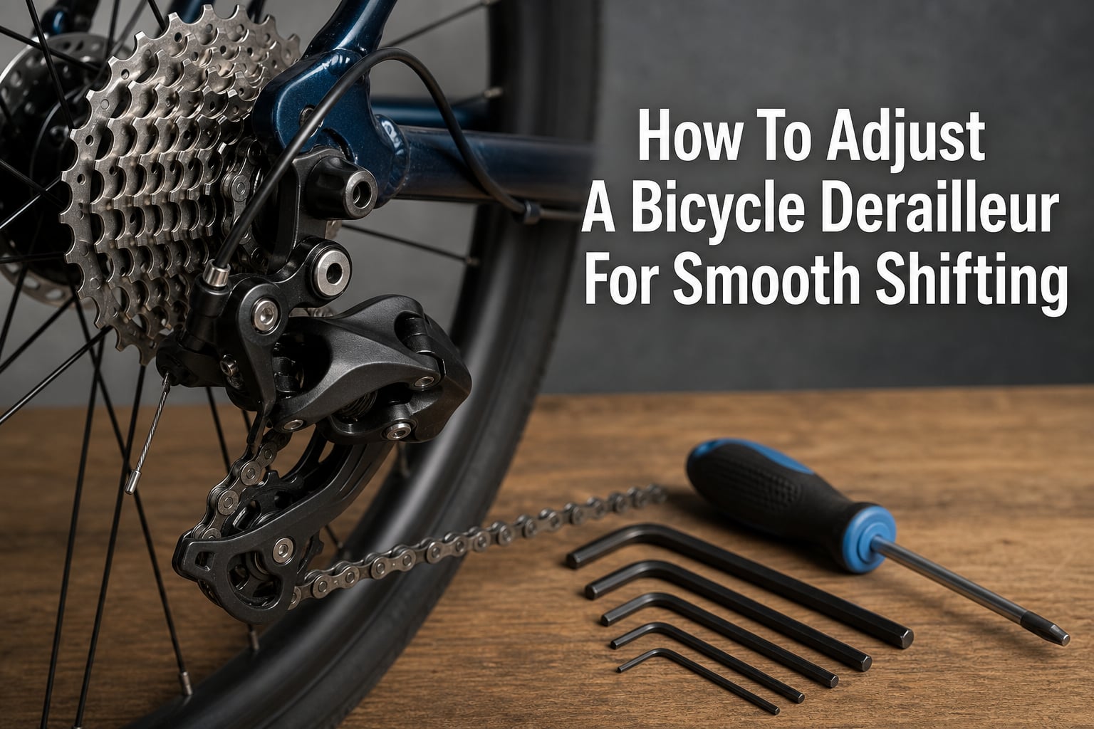 How To Adjust A Bicycle Derailleur For Smooth Shifting