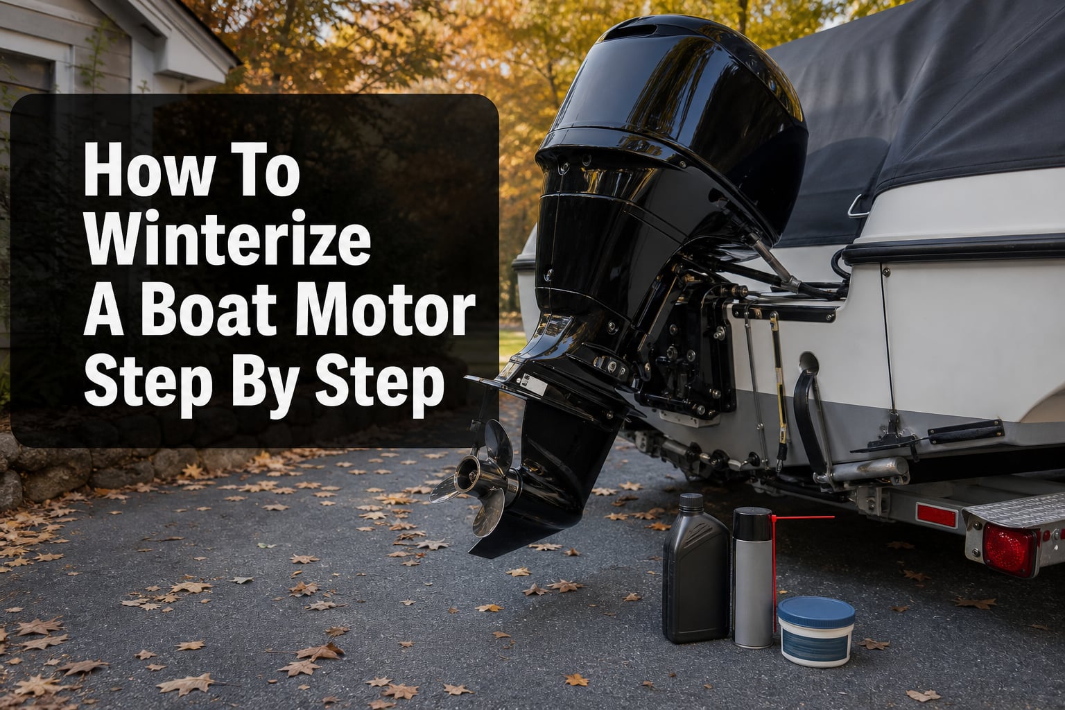 How To Winterize A Boat Motor Step By Step
