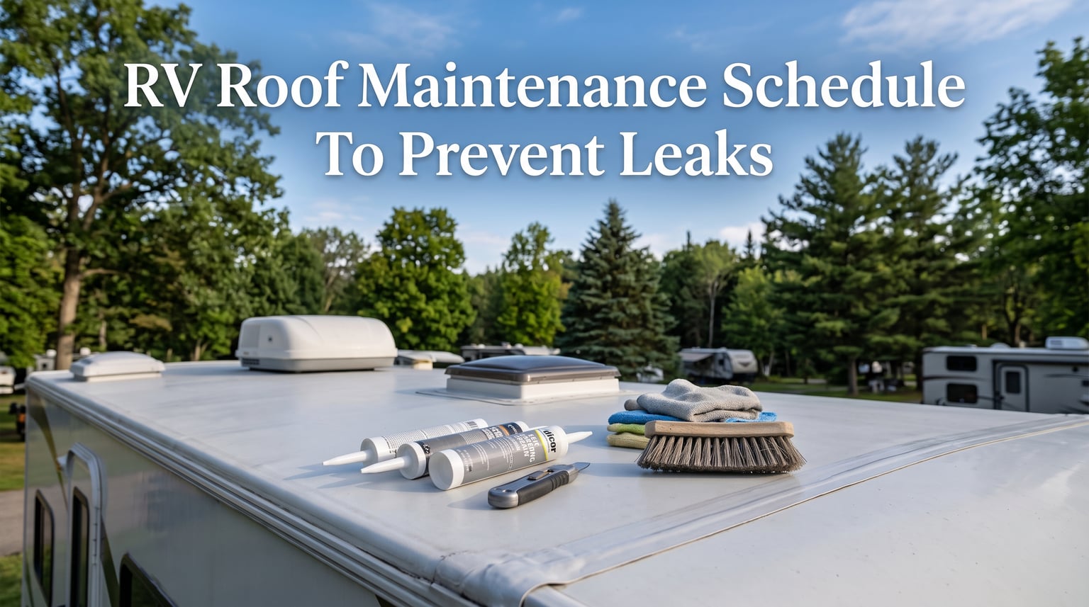 RV Roof Maintenance Schedule To Prevent Leaks