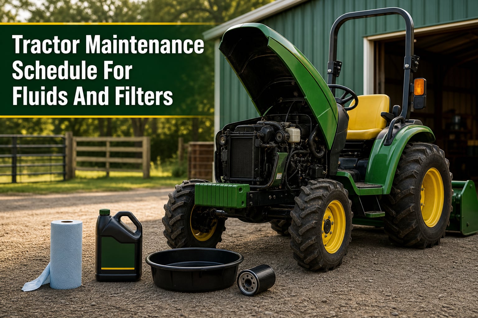 Tractor Maintenance Schedule For Fluids And Filters