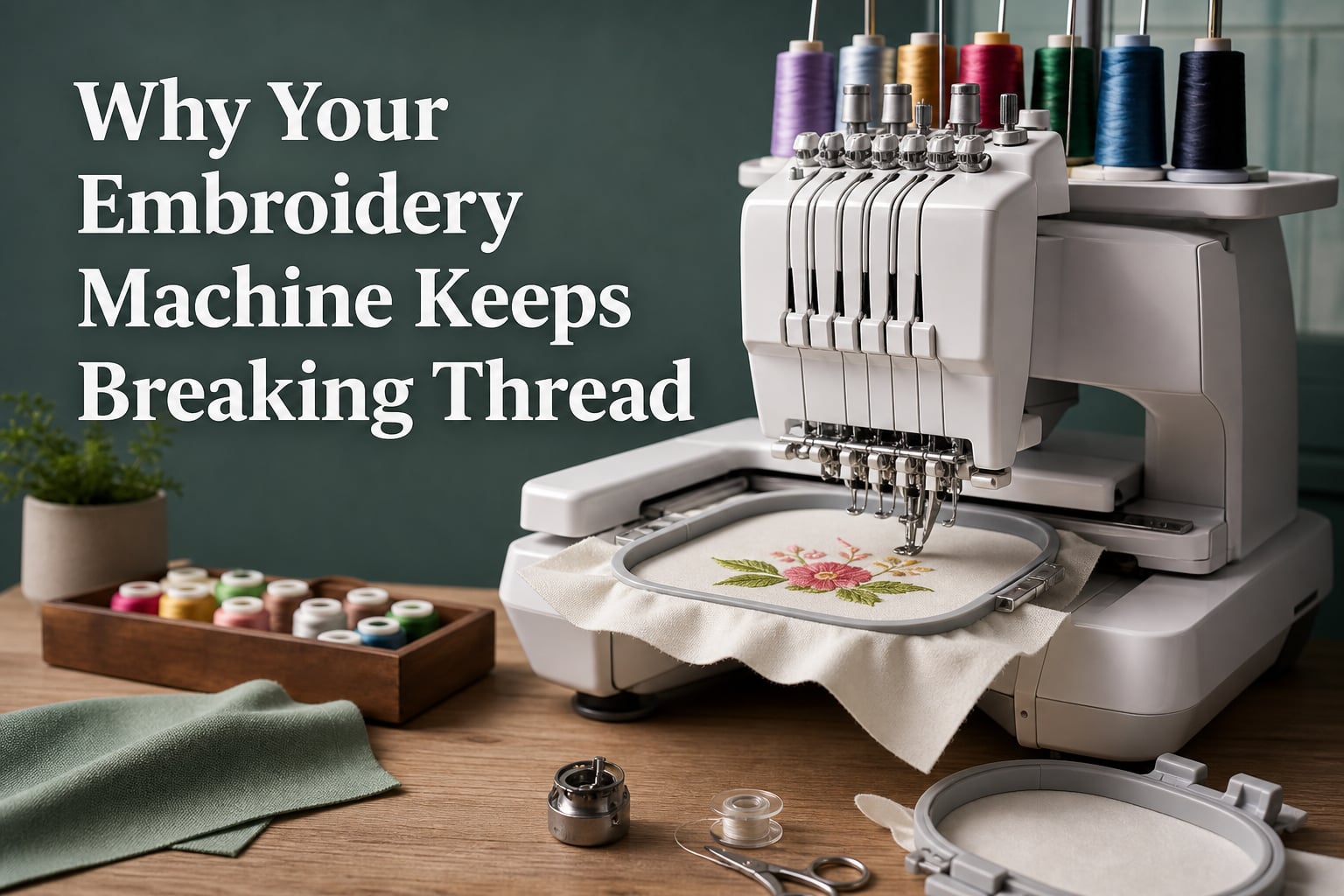 Why Your Embroidery Machine Keeps Breaking Thread