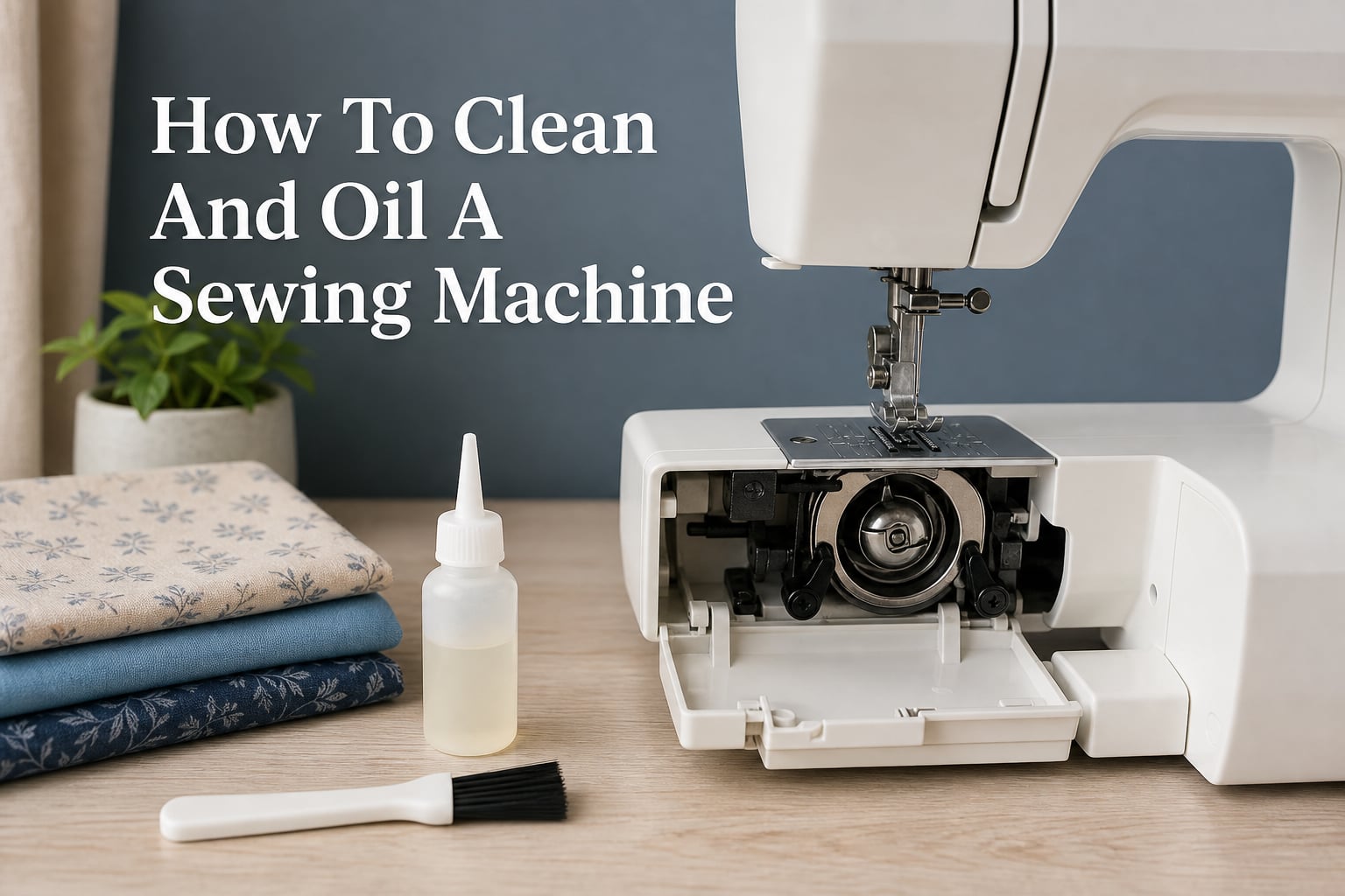 How To Clean And Oil A Sewing Machine