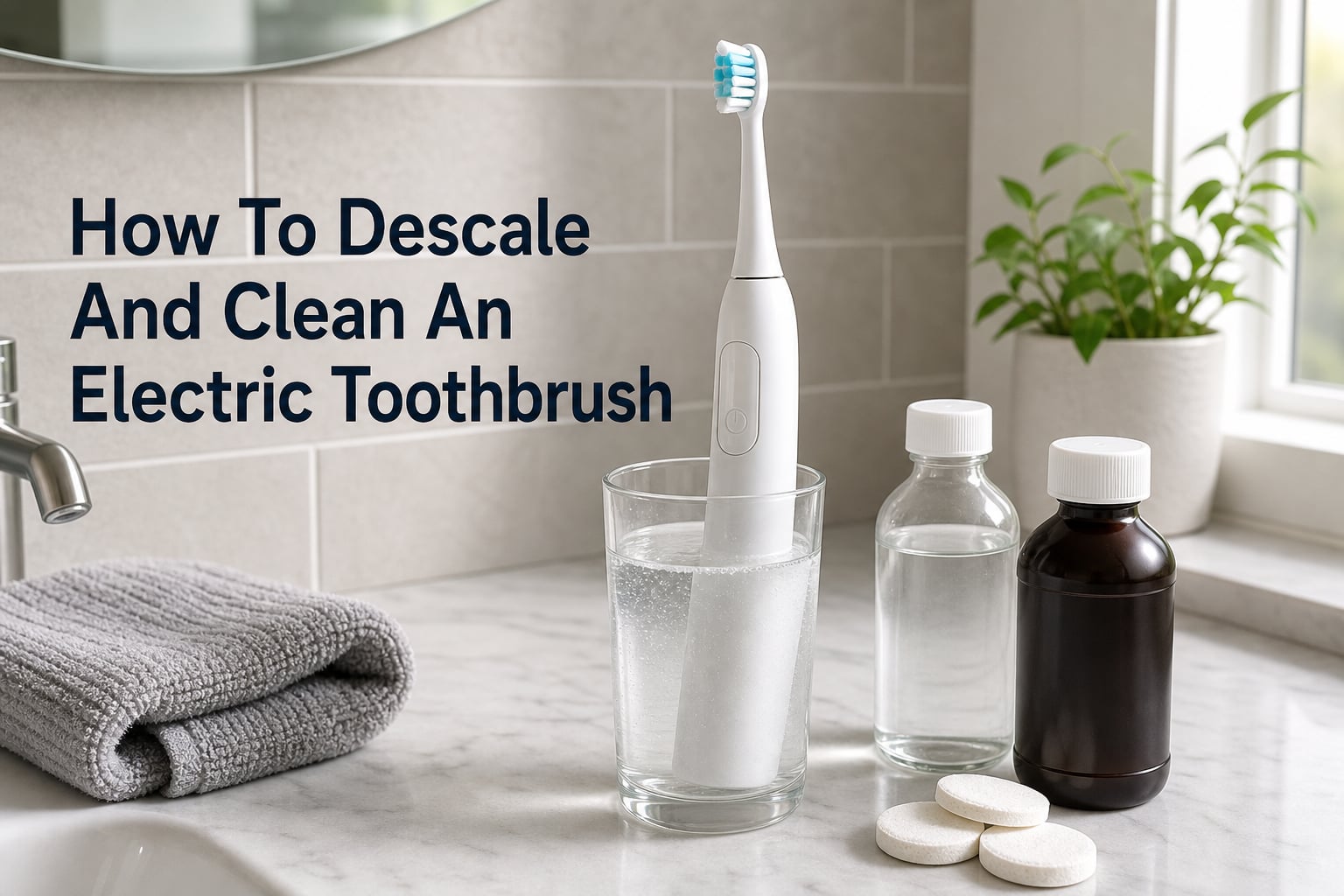 How To Descale And Clean An Electric Toothbrush