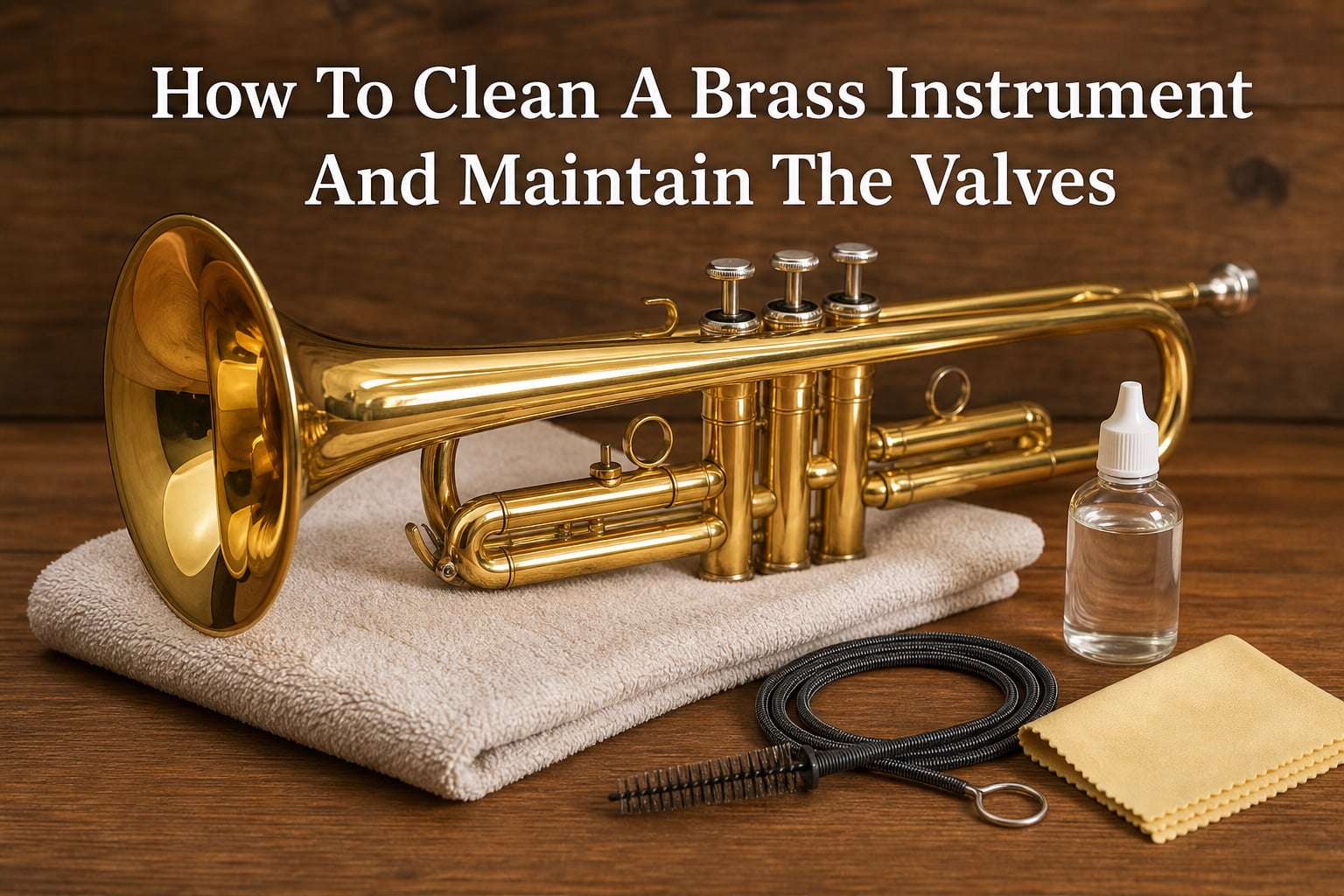 How To Clean A Brass Instrument And Maintain The Valves