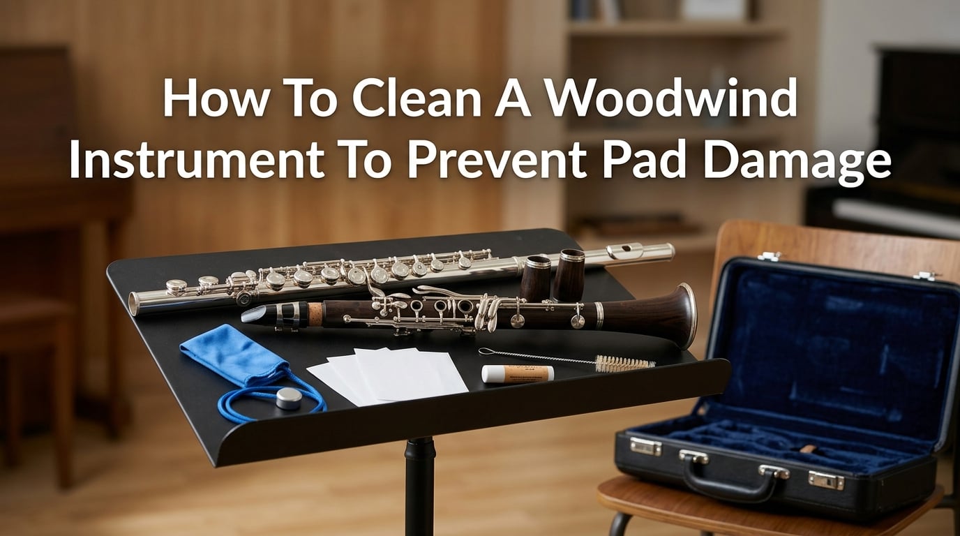 How To Clean A Woodwind Instrument To Prevent Pad Damage