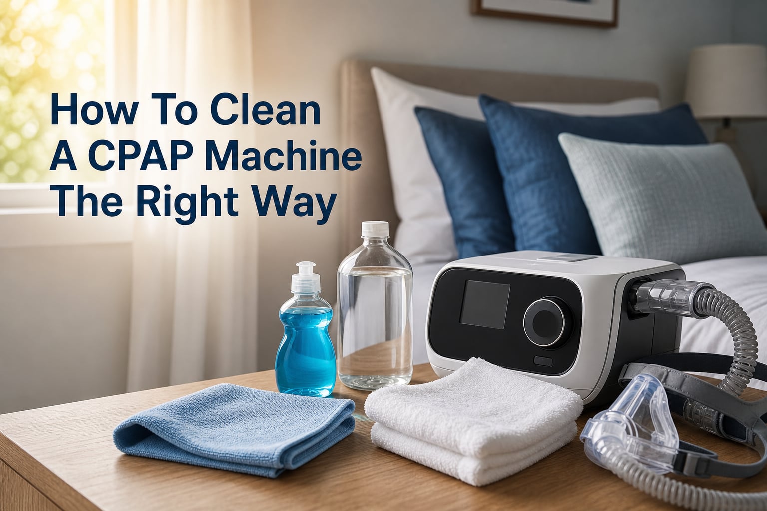 How To Clean A CPAP Machine The Right Way