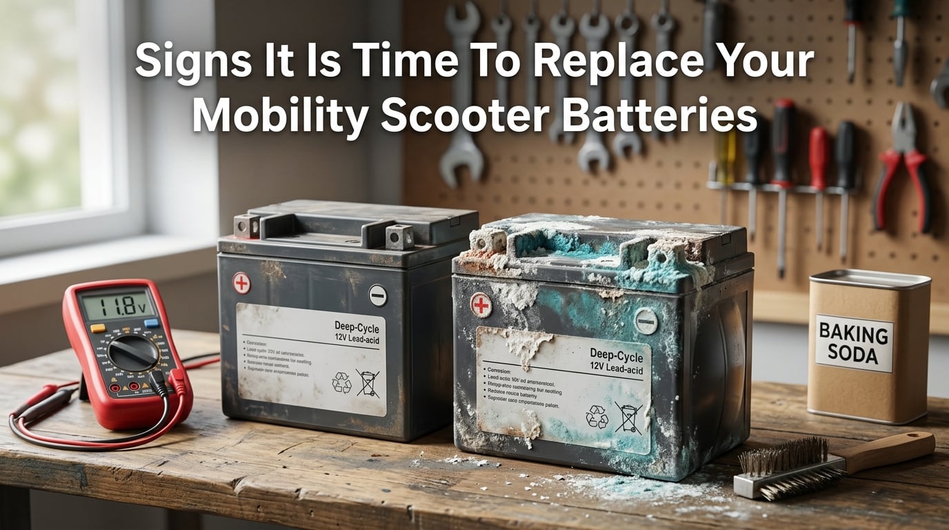 Signs It Is Time To Replace Your Mobility Scooter Batteries