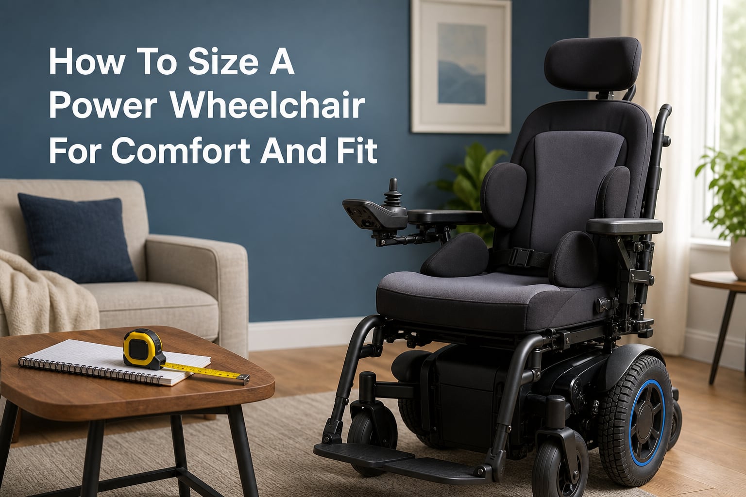 How To Size A Power Wheelchair For Comfort And Fit