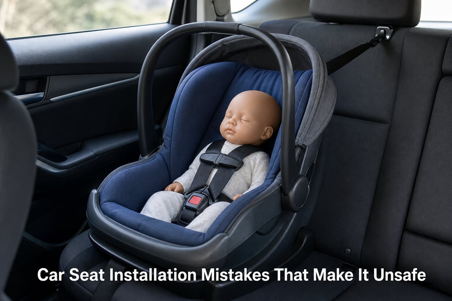 Car Seat Installation Mistakes That Make It Unsafe
