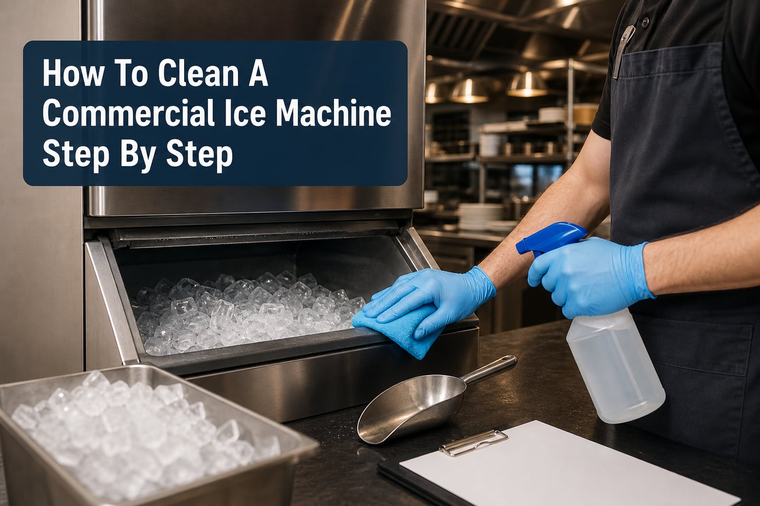 How To Clean A Commercial Ice Machine Step By Step