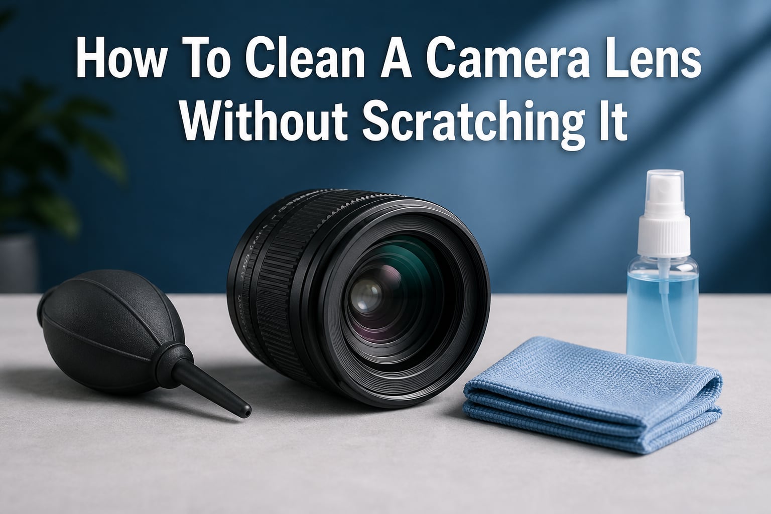 How To Clean A Camera Lens Without Scratching It
