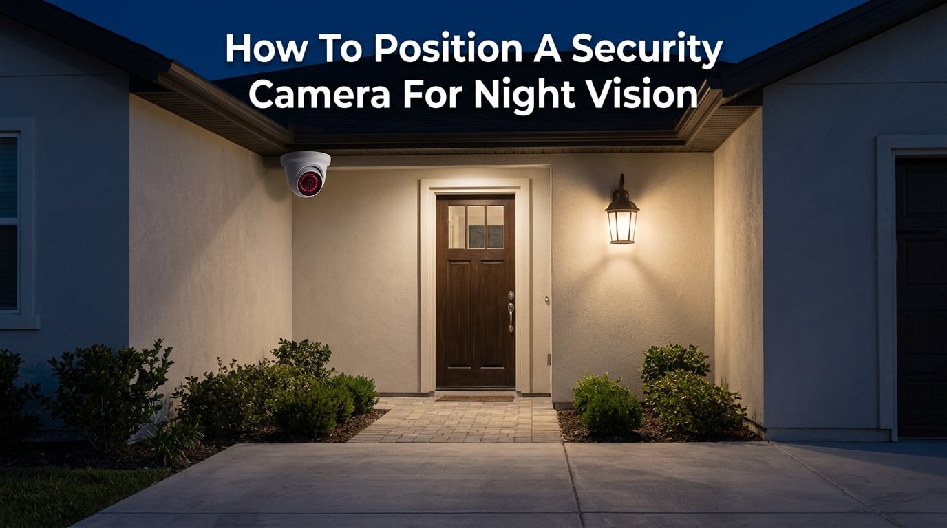 How To Position A Security Camera For Night Vision