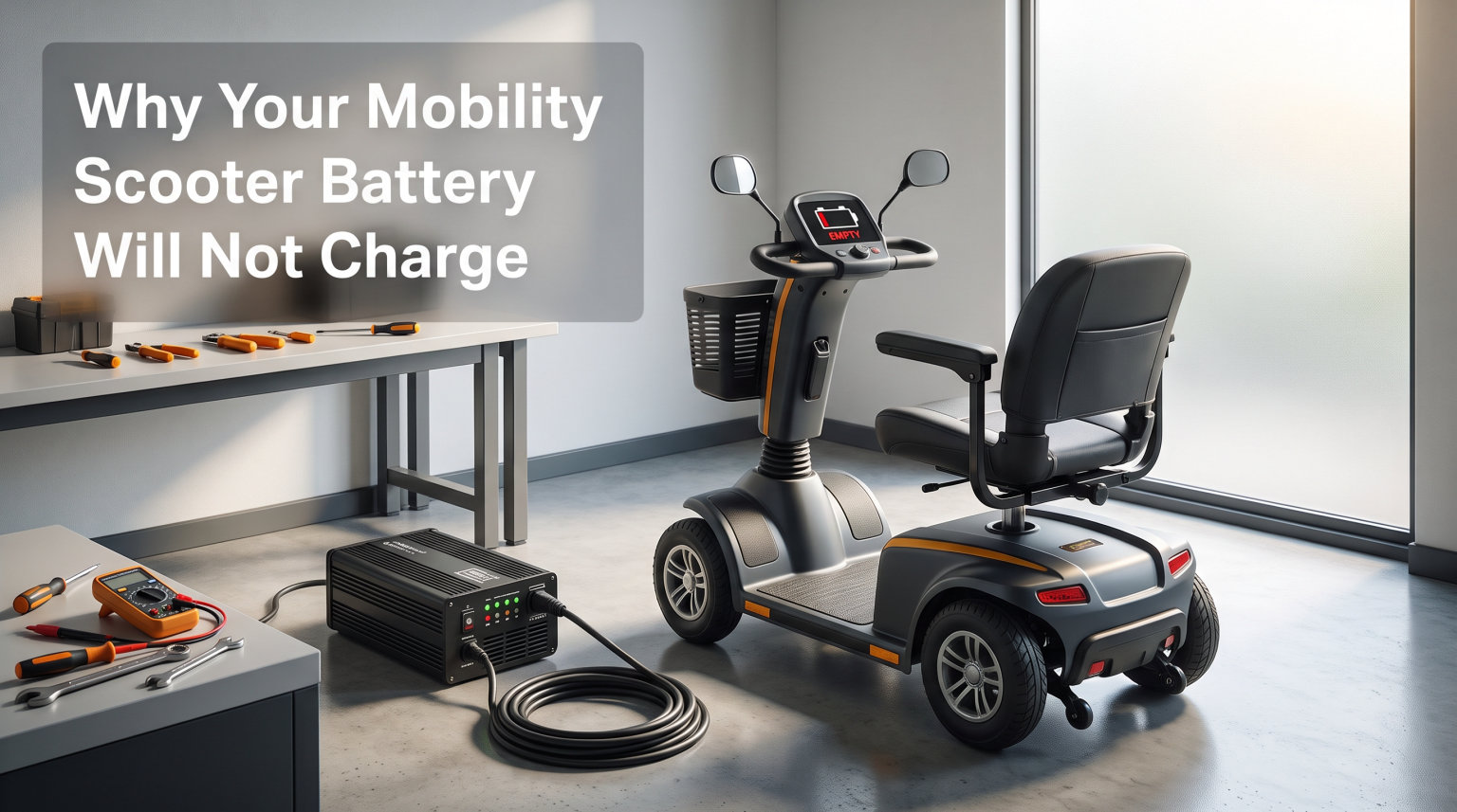 Why Your Mobility Scooter Battery Will Not Charge