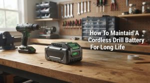 How To Maintain A Cordless Drill Battery For Long Life